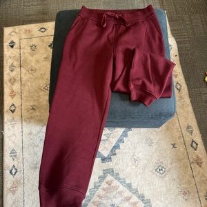 Burgundy Jogger Sweatpants